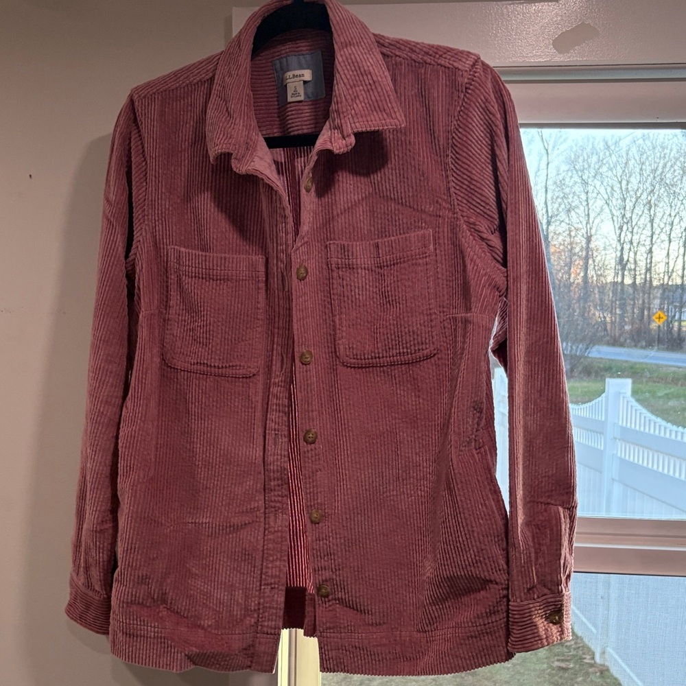 L.L. Bean Women's Corduroy Utility Jacket - Mauve